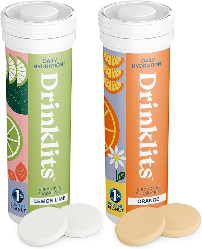 Lemon-Lime & Orange Electrolyte Tablets (2) Tube Bundle